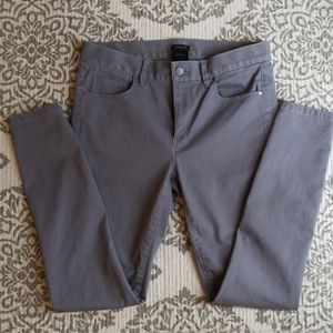 Ann Taylor soft grey stretchy skinny pants